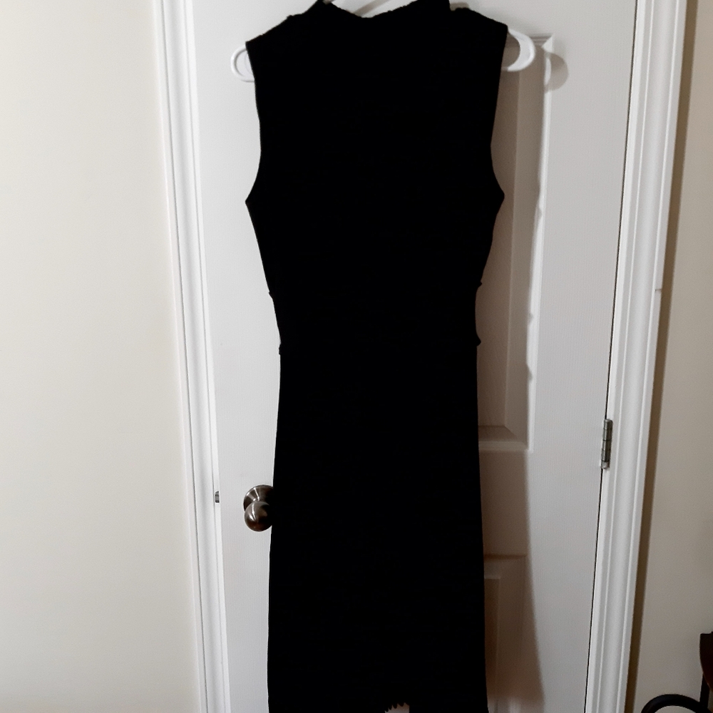 Nanette Lepore Black Midi Dress